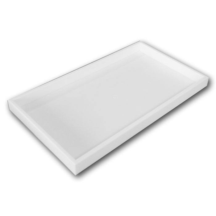 White Plastic Stackable Jewelry Display Tray, 1