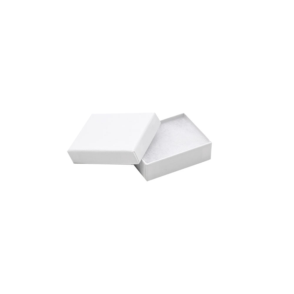Flat White Cotton Filled Jewelry Gift Packaging Boxes #10