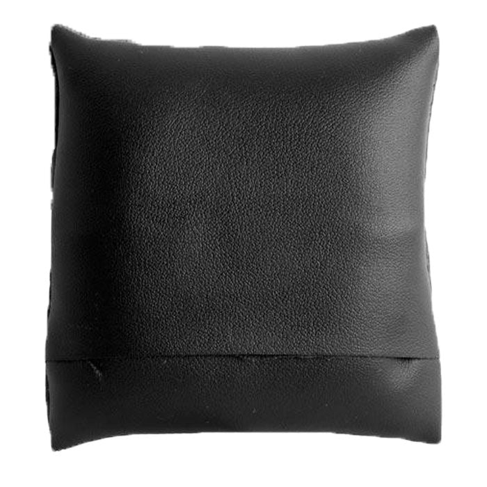 Black Leatherette Jewelry Bracelet / Watch Pillow