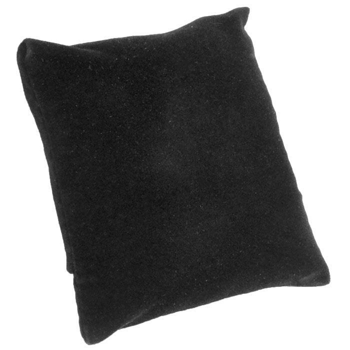 Black Velvet Jewelry Bracelet / Watch Pillow 3" x 3"