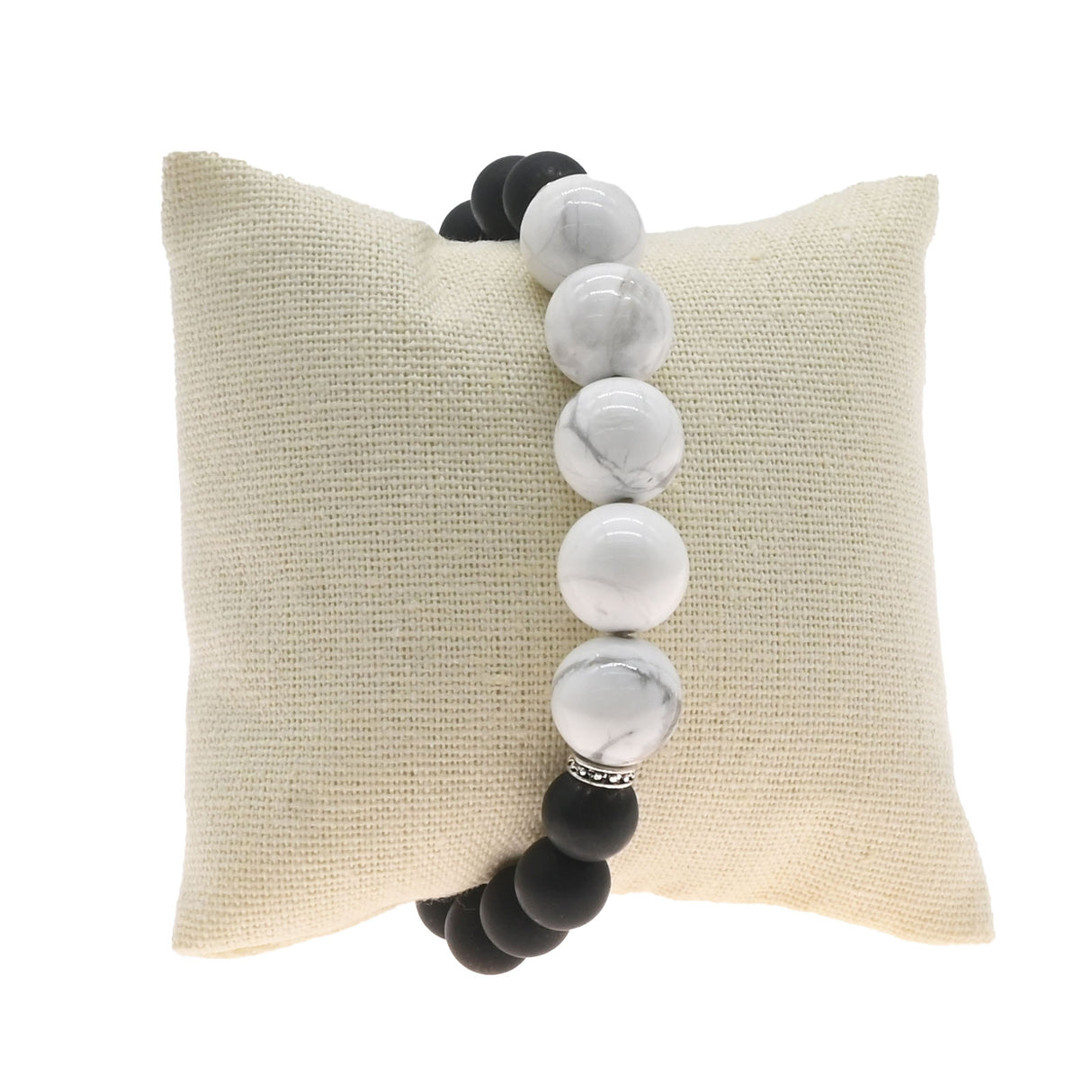Tan Linen Jewelry Watch / Bracelet Pillow