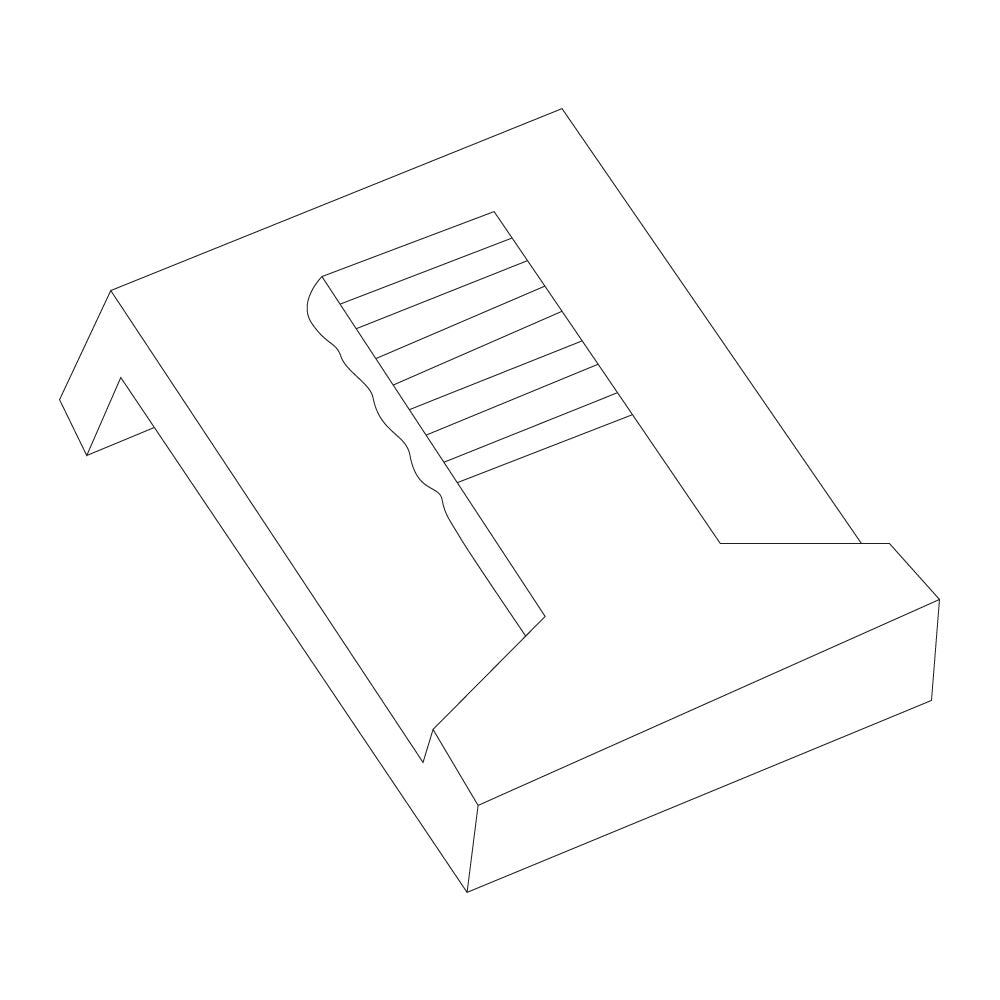 Clear Acrylic Jewelry Ring Display Clips, 50 Per Pack