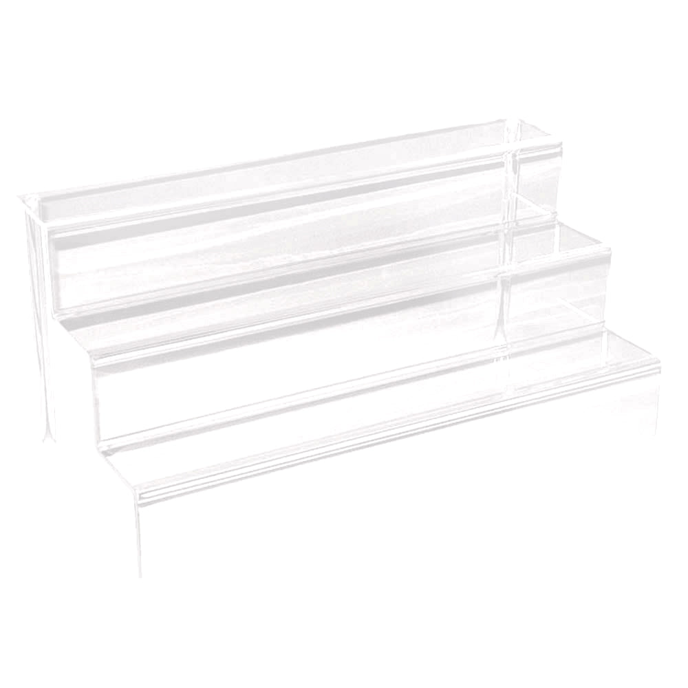 Clear Acrylic 3 Tier Riser Shelves Display Stand