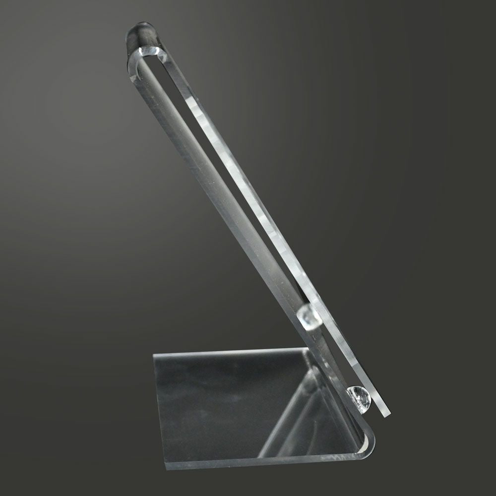 Clear Acrylic 6 Compartment Gemstone Jar Holder Display - Jars Diameter 1-3/4"