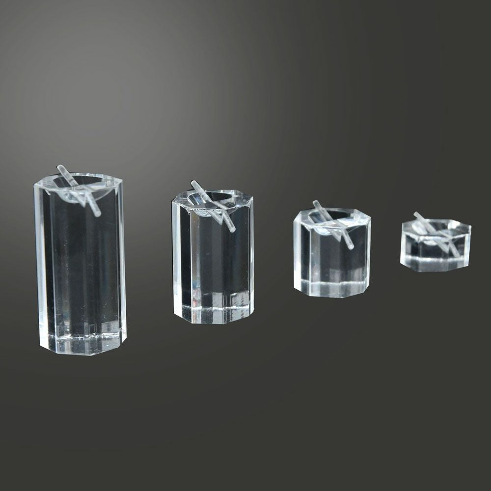 Clear Acrylic 4 Piece Ring Display Set