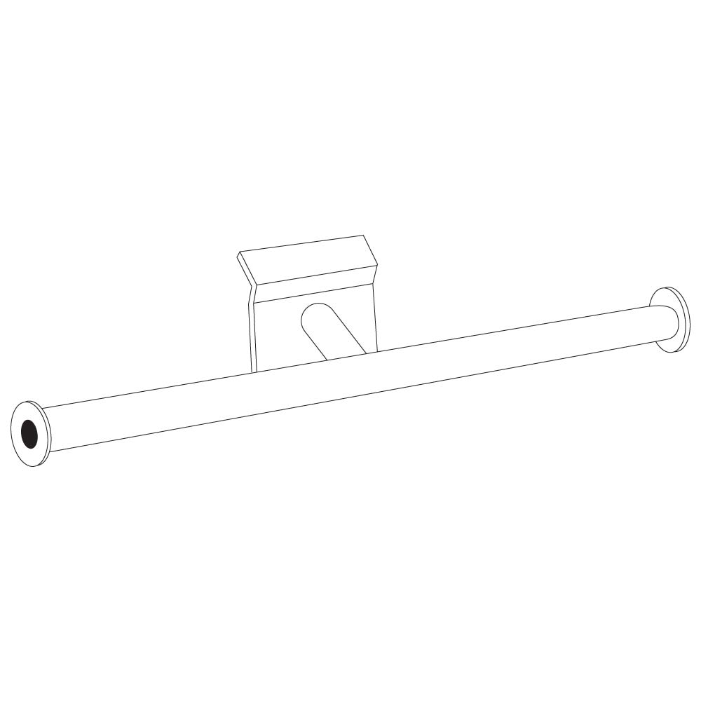 Clear Acrylic Slat wall Jewelry Bracelet, Bangle or Watch Display T Bar