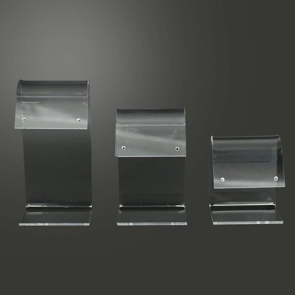 3 Piece Clear Acrylic Jewelry Earring Display