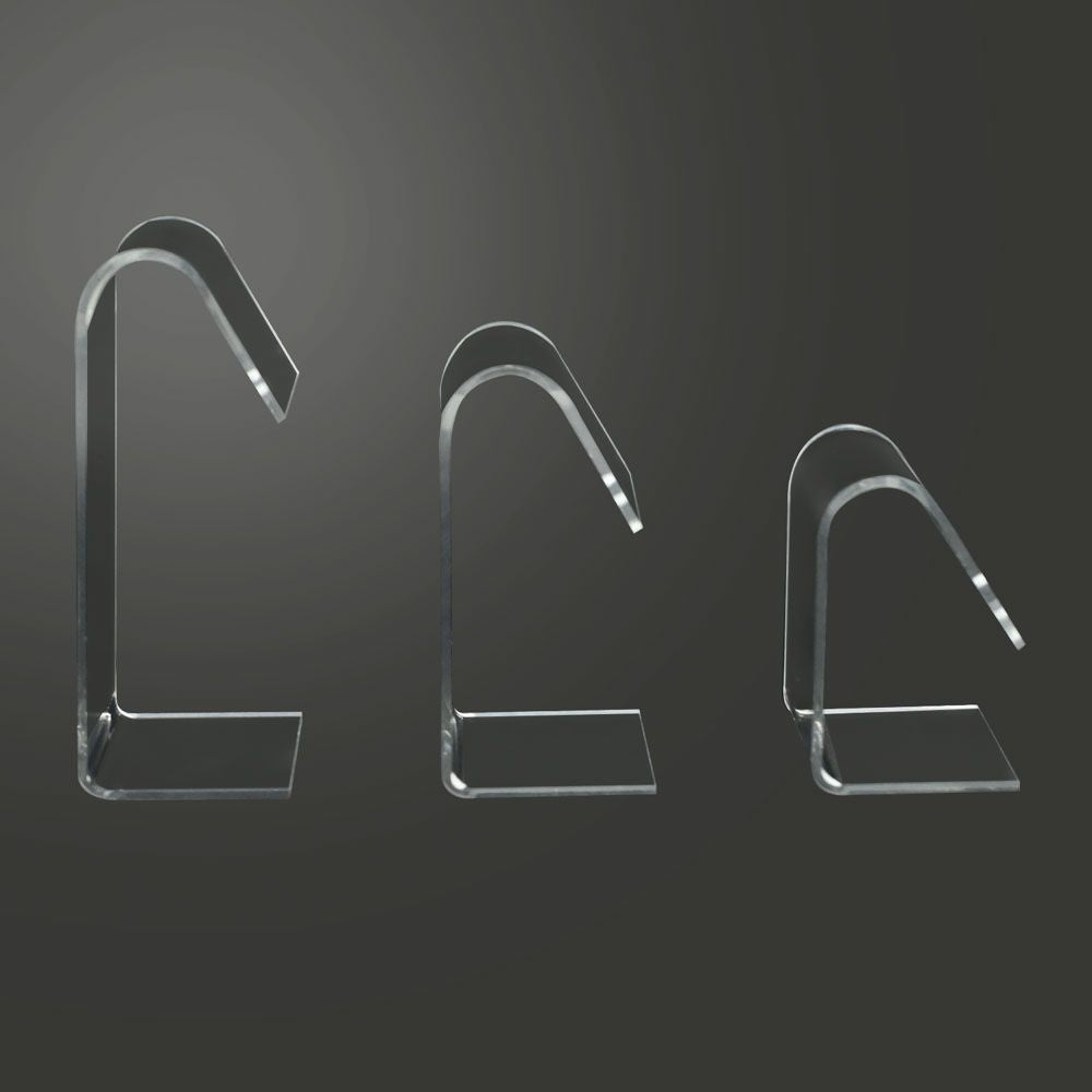 3 Piece Clear Acrylic Jewelry Earring Display