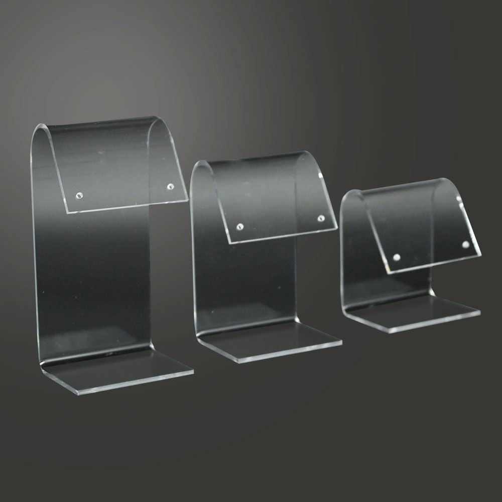 3 Piece Clear Acrylic Jewelry Earring Display