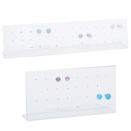 2-Piece Clear Acrylic Earring / Jewelry Display Set