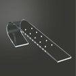 Clear Acrylic Jewelry Earring Display Ramp, Holds 5 Pairs