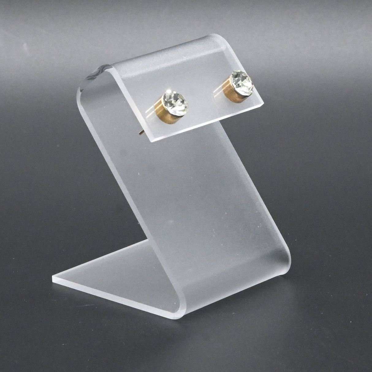 Clear Acrylic Jewelry Earring Display Stand