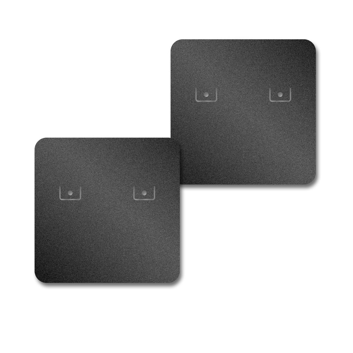 Shimmer Black Earring Card 1-1/2" x 1-1/2"