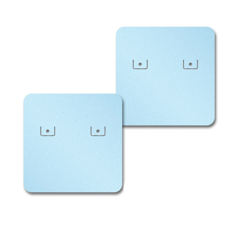 Shimmer Blue Earring Card 1-1/2" x 1-1/2"