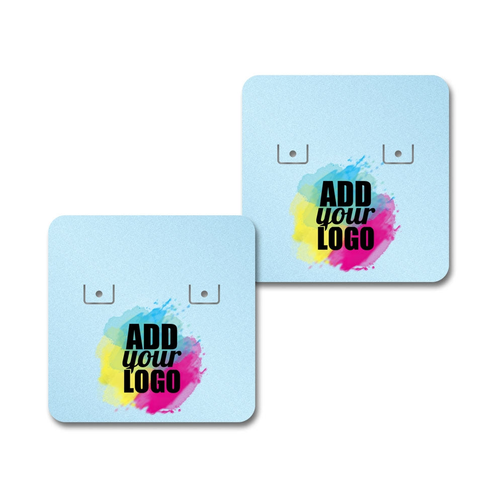 Shimmer Blue Earring Card 1-1/2" x 1-1/2"