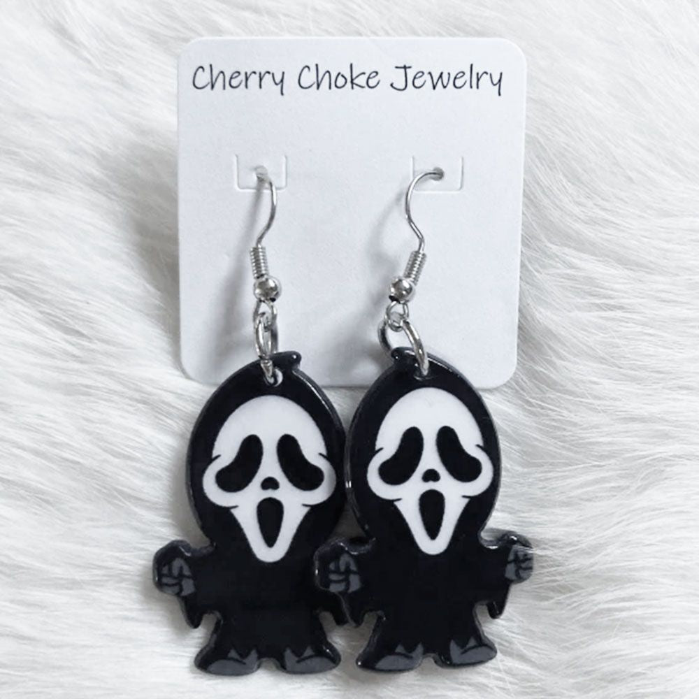 Shimmer White Earring Card 1-1/2" x 1-1/2"