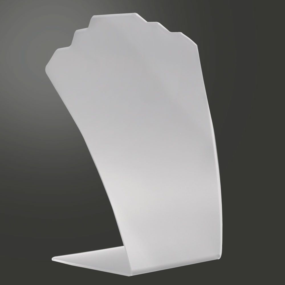 Frosted Acrylic Jewelry Necklace or Chain Display Stand