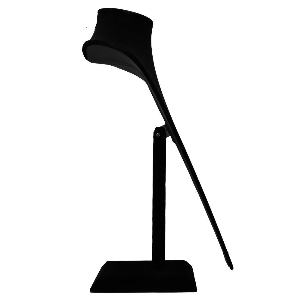 Black Velvet Jewelry Necklace Display Stand 18" Tall