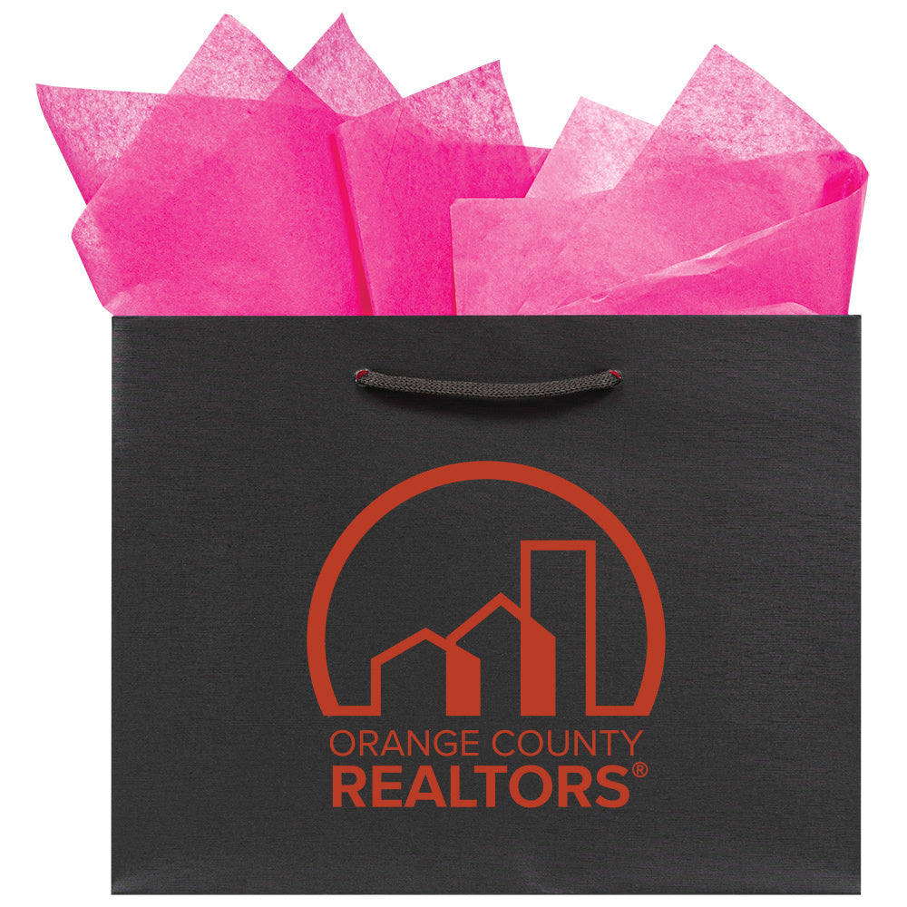 Premium Black Paper Eurototes - Medium 13"x5"x10"