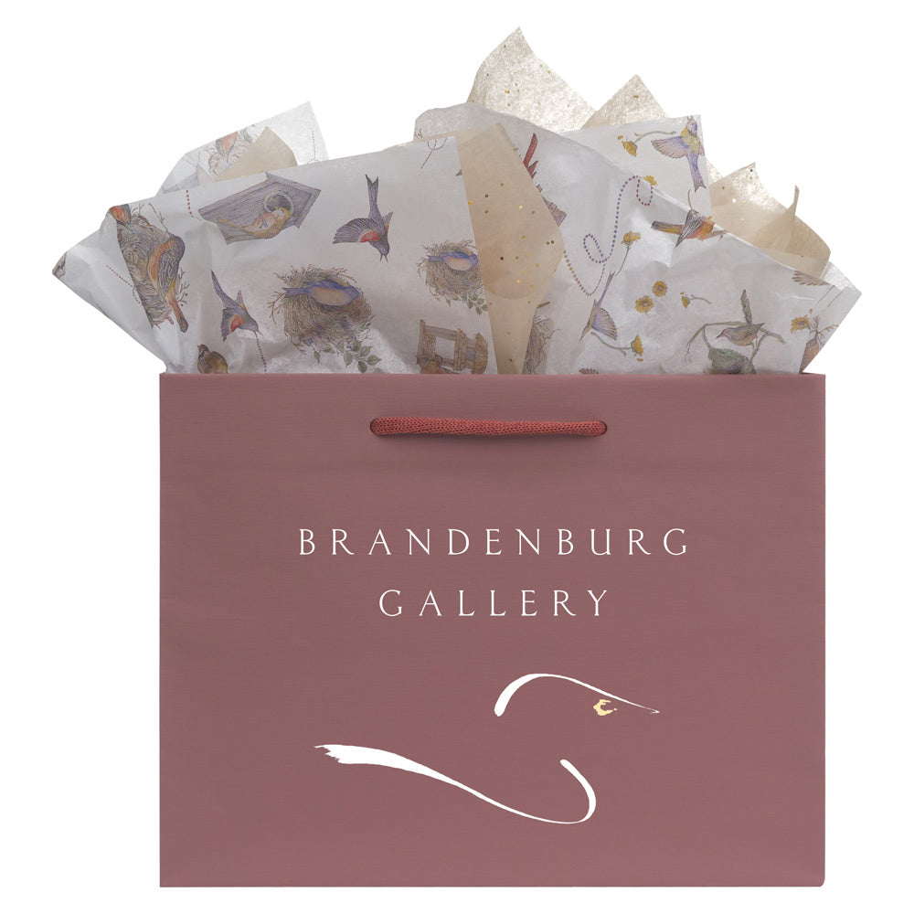 Premium Burgundy Paper Eurototes -Medium 13"x5"x10"