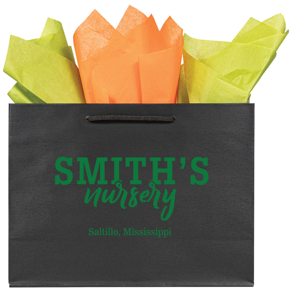 Premium Black Paper Eurototes -Vogue 16"x6"x12"