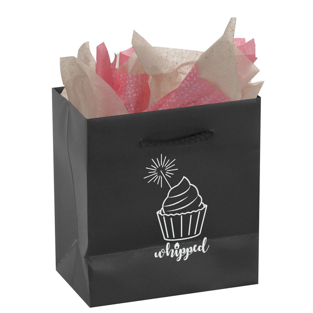 Premium Matte Black Laminate Paper Eurototes - Jewel 6"x 3-1/2"x 6-1/2"