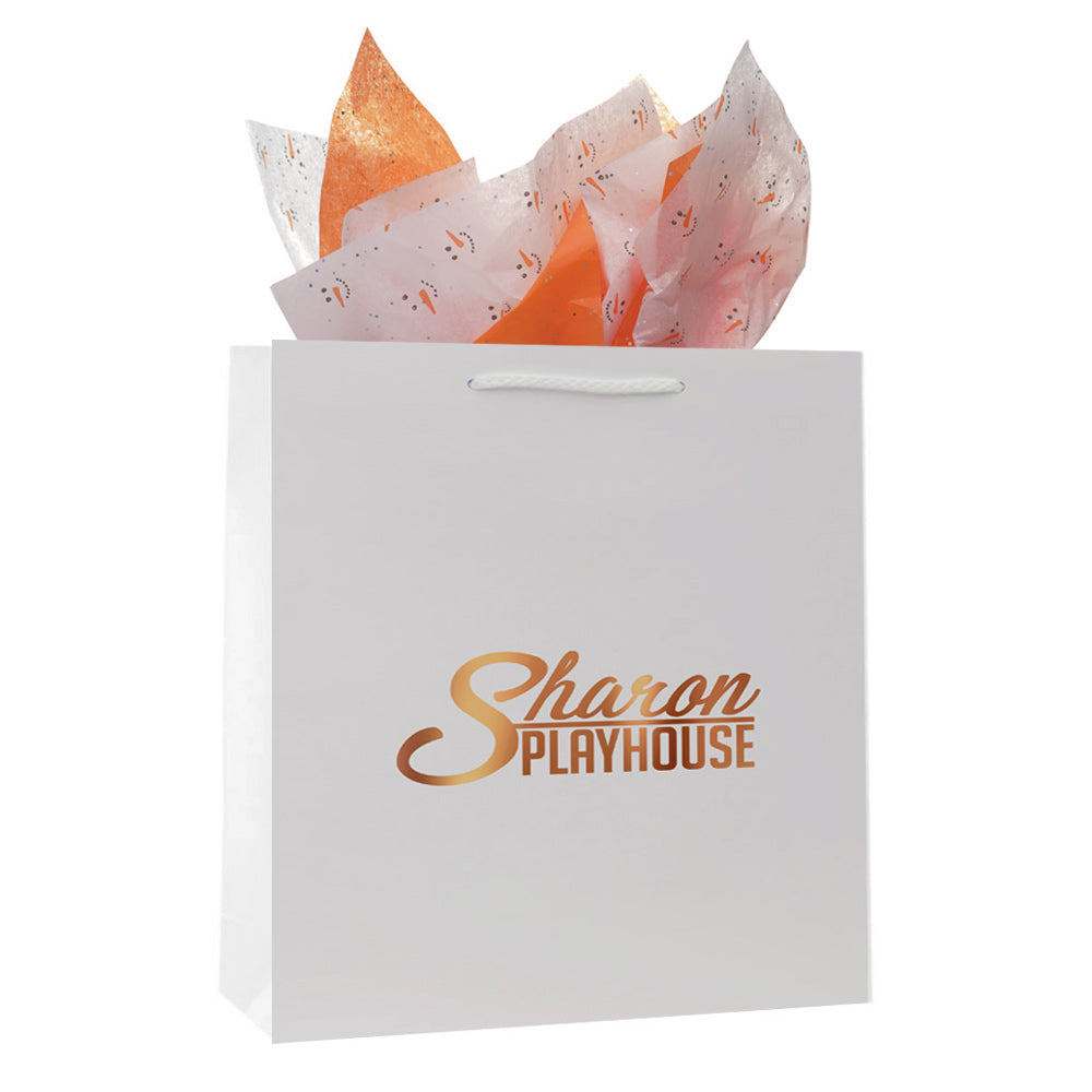 Premium Matte White Paper Eurototes - Jewel 6"x 3-1/2"x 6-1/2"