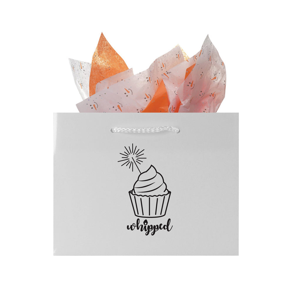 Premium Matte White Paper Eurototes - 9" x 3.5" x 7"