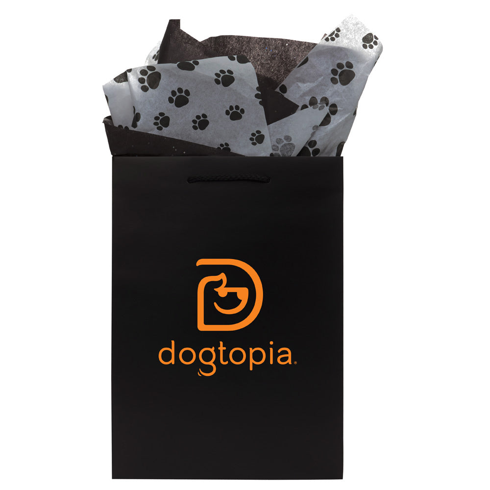 Premium Matte Black Laminate Eurotote Shopping Bags - 10" x 8" x 14"