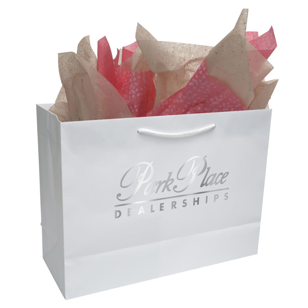 Premium Matte White Paper Eurototes - 20" x 6" x 16"