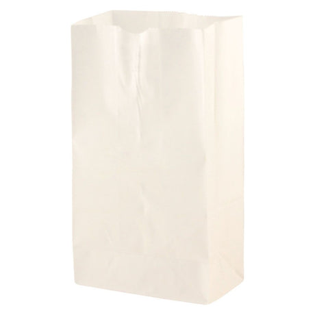 SOS White Paper Bag  5 "x 3.125" x 9.75"
