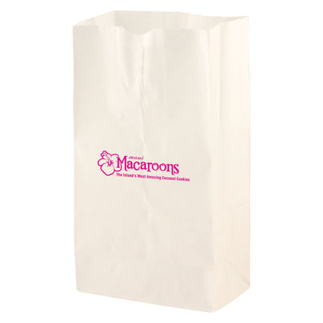SOS White Paper Bag  5 "x 3.125" x 9.75"