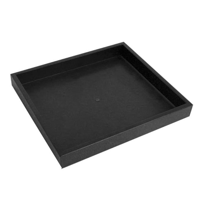 Leatherette Tray-Black-Half Size-1"