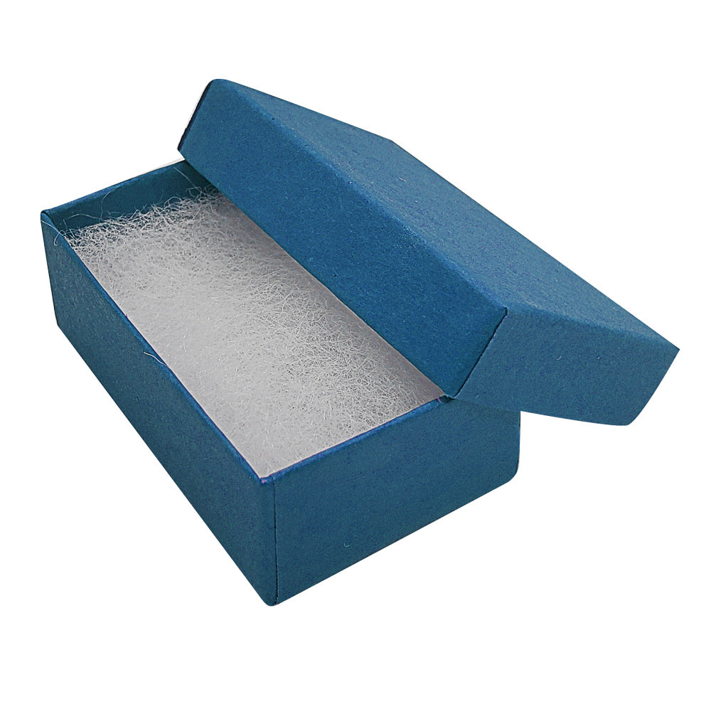 Premium Cobalt Blue Cotton Filled Jewelry Gift Boxes #21