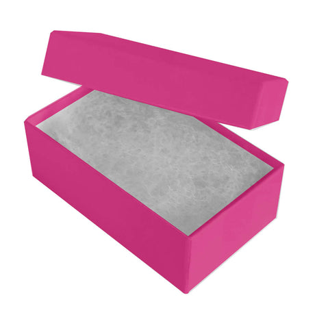 Hot Pink Cotton Filled Jewelry Gift Boxes #21