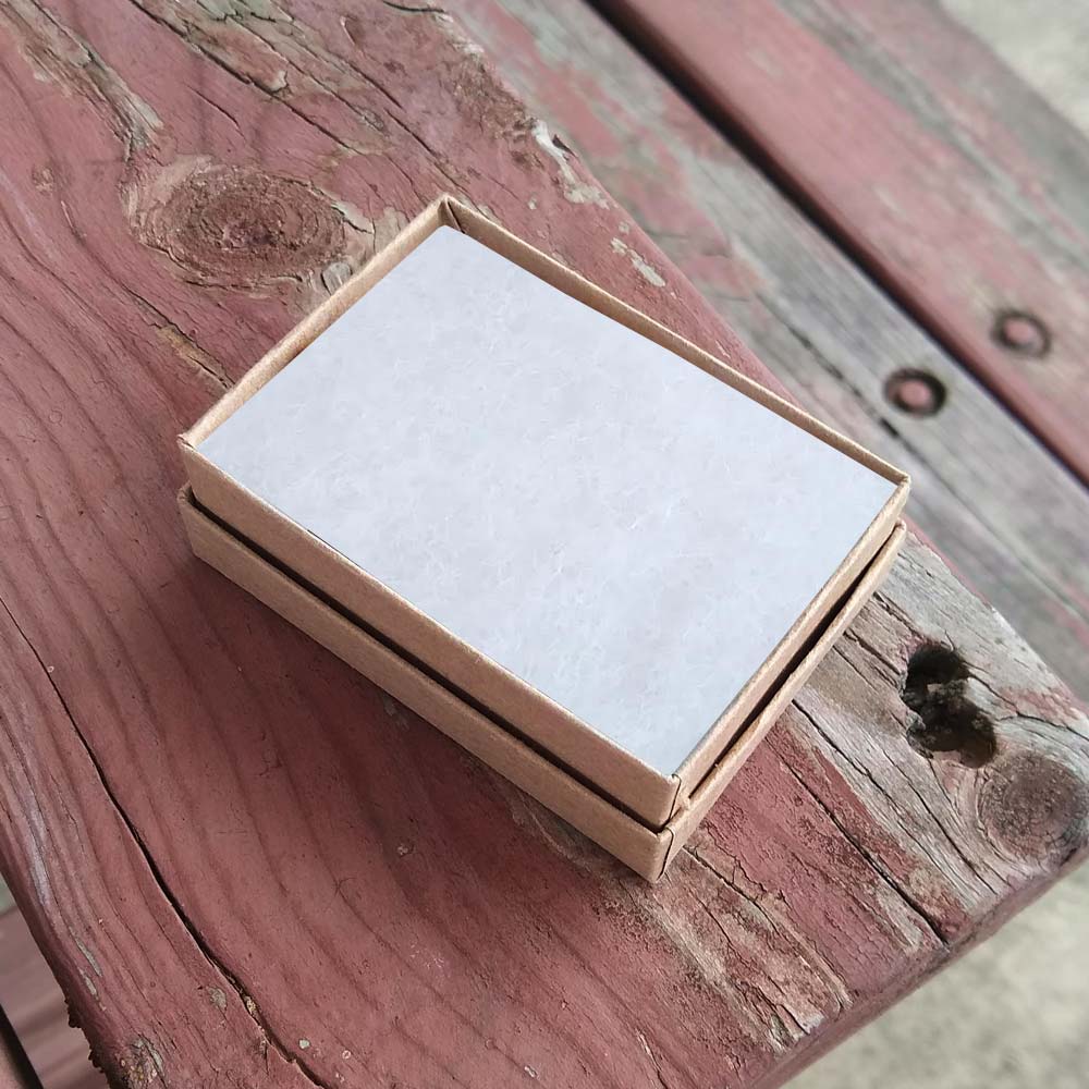 Premium Brown Kraft Paper Cotton Filled Jewelry Gift Boxes #21