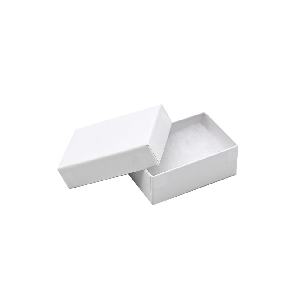 Flat White Cotton Filled Jewelry Gift Packaging Boxes #21