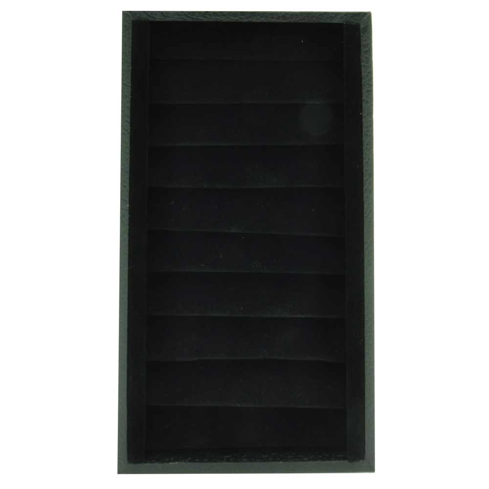 Black 9 Slot Jewelry Bangle Display Tray