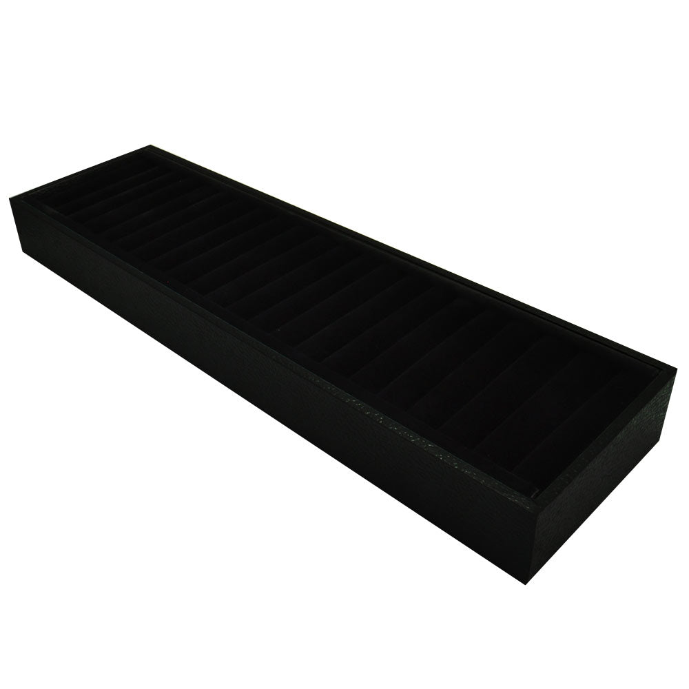 Black Velvet 21 Slot Bangle Display Tray