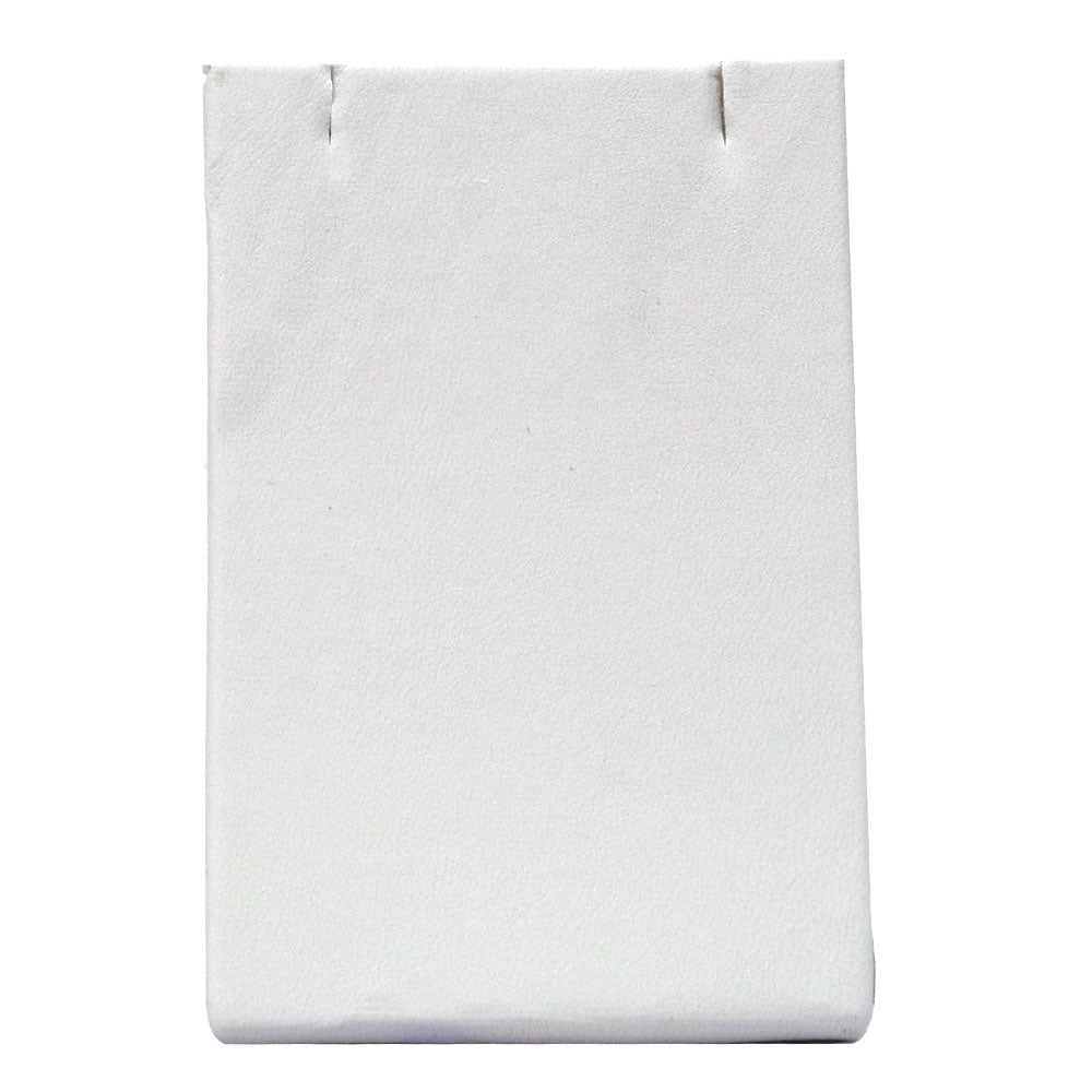 White Leatherette Jewelry Earring / Pendant Display