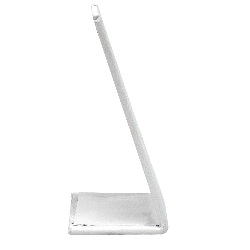 White Leatherette Jewelry Earring / Pendant Display