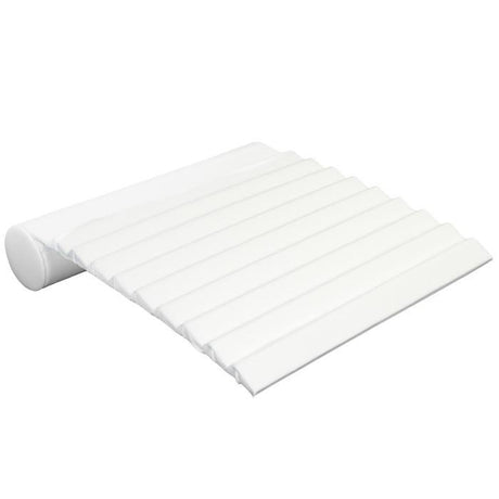 White Leatherette 8 Slot Jewelry Bracelet Ramp
