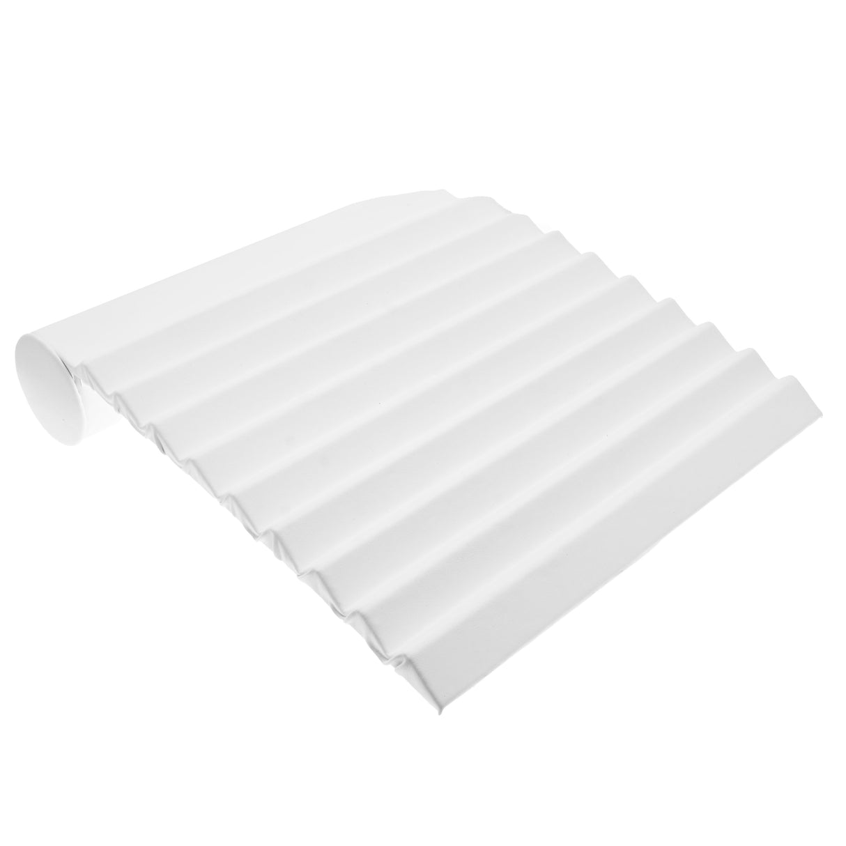White Leatherette 8 Slot Jewelry Bracelet Ramp
