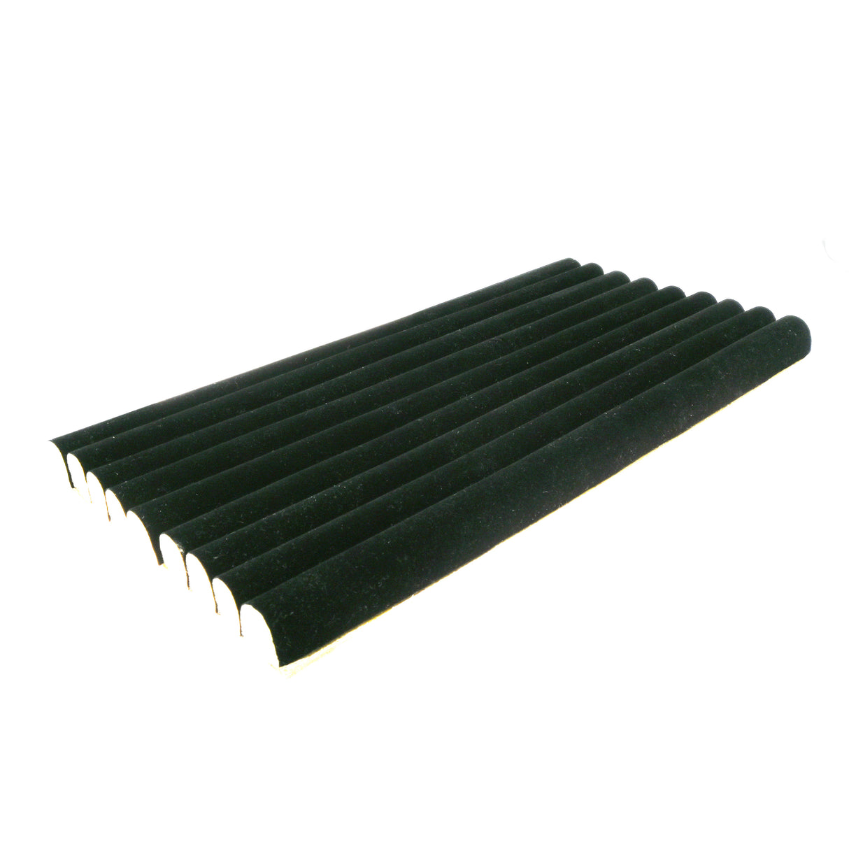 Black Velvet Tufted Ring Tray Insert - 8 Rows
