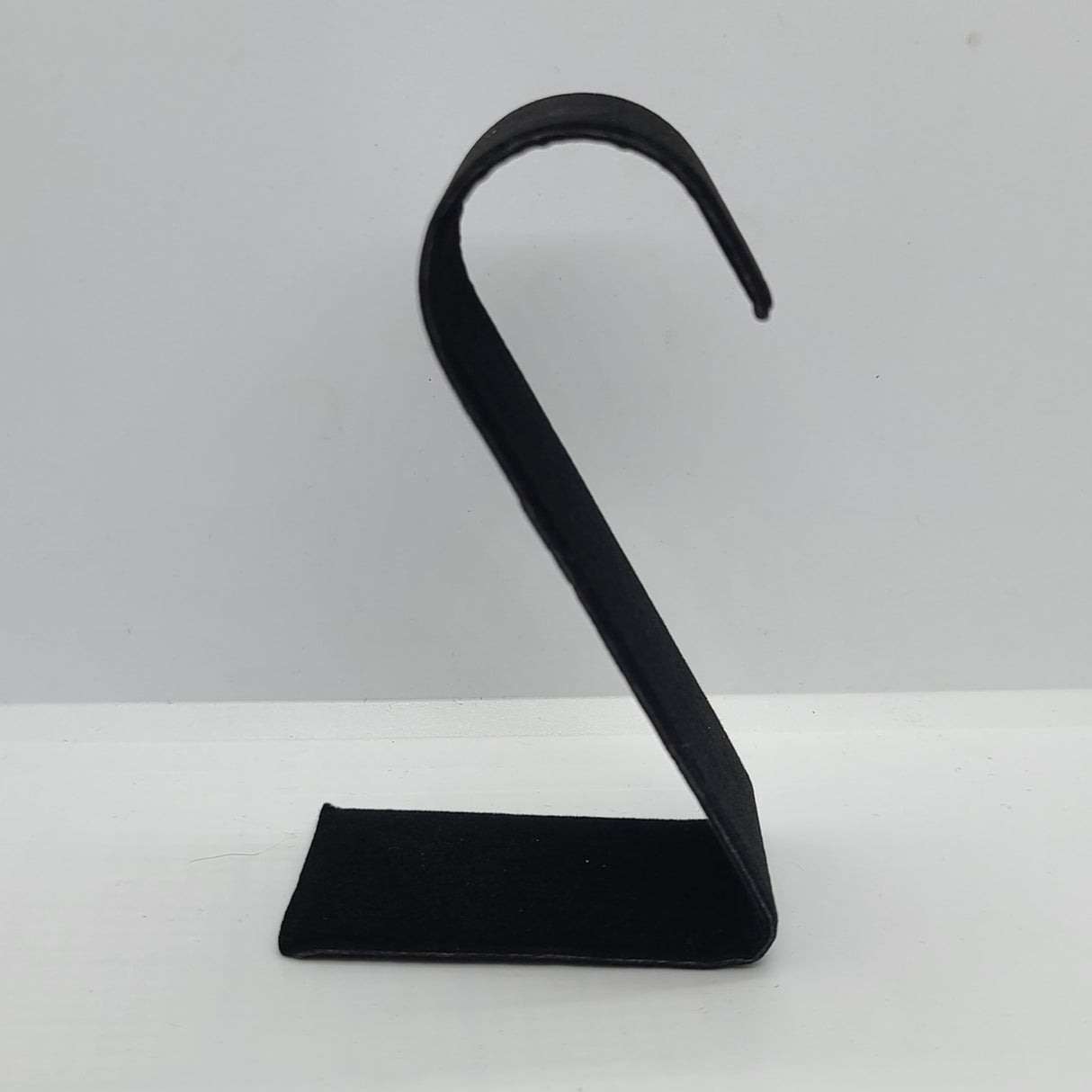 Curved Black Jewelry Earring Display Stand, 3-1/4" Tall