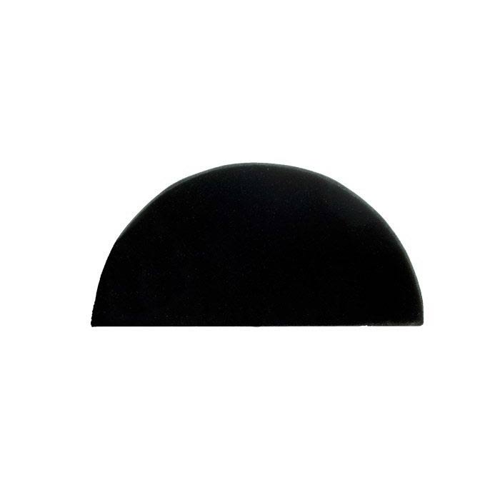 Black Velvet Half-Moon Jewelry Bracelet Display