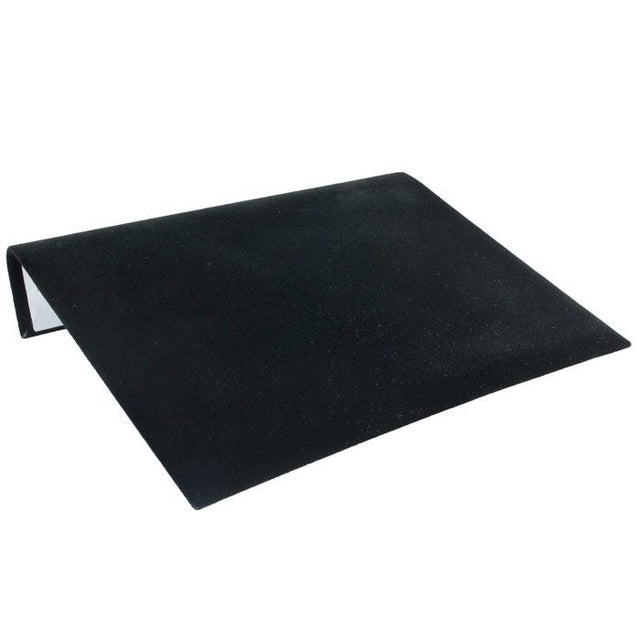 Large Black Velvet Jewelry Bracelet / Watch Display Ramp