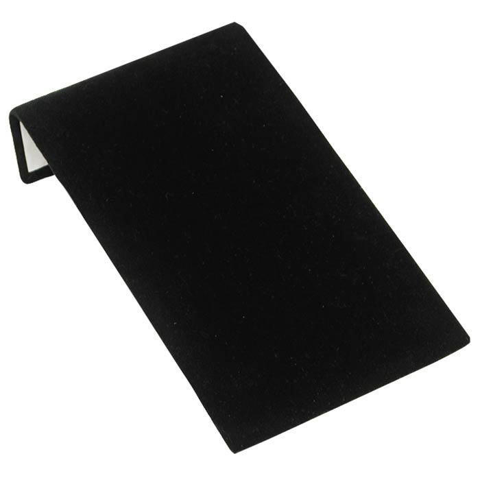 Medium Black Velvet Jewelry Bracelet / Watch Display Ramp