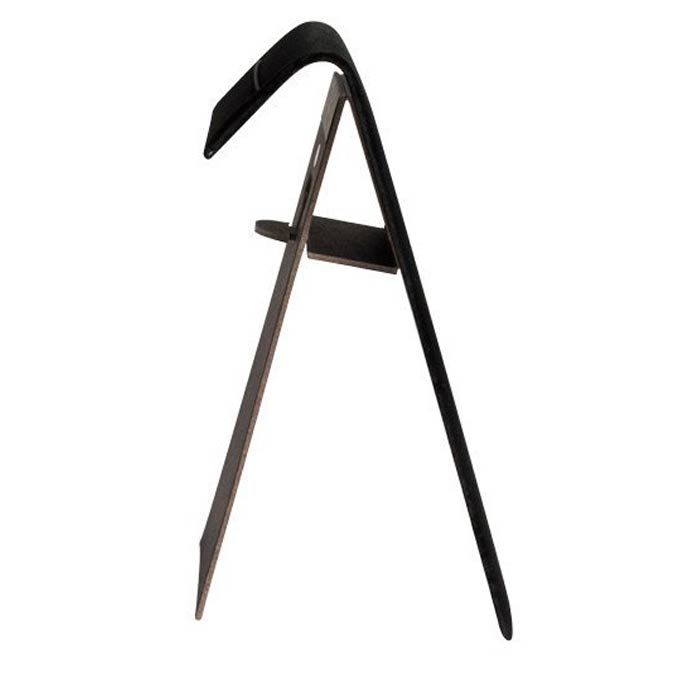 Black Velvet Standing Jewelry Bracelet Display Ramp