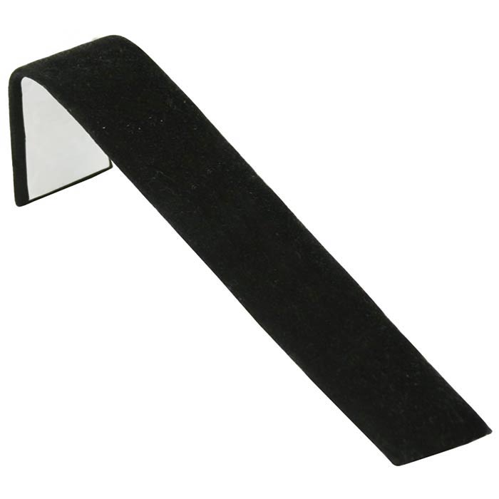 Black Velvet Jewelry Bracelet / Watch Display Ramp